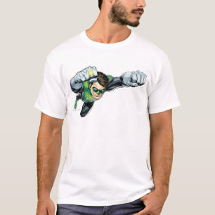 Camiseta Lanterna verde - rendida inteiramente, voando