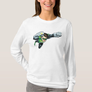 Camiseta Lanterna verde - rendida inteiramente, voando