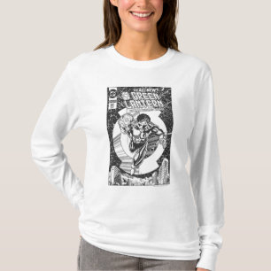 Camiseta Lanterna Verde - Tudo começa aqui, preto e branco