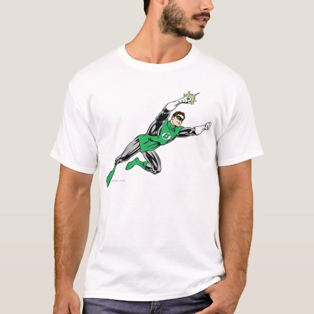 Camiseta Lanterna Verde Voa à Direita (Frente)