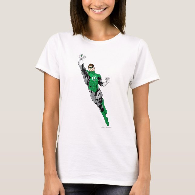 Camiseta Lanterna Verde - Voando Para Cima (Frente)