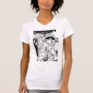 Camiseta Lanterna Verde vs Lanterna Verde, Preto e Branco