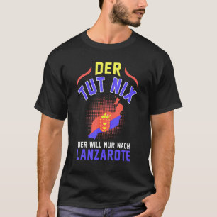 Camiseta Lanzarote Ilhas Canárias Espanha de Feriado de Via