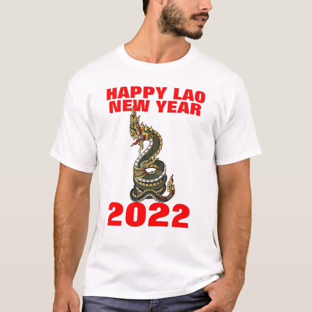 Camiseta Lao Ano Novo Naga 2022 (Frente)