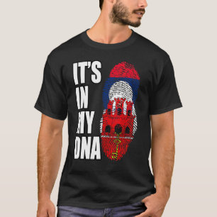 Camiseta Lao E Gibraltar Mix Dna Heritage Flag