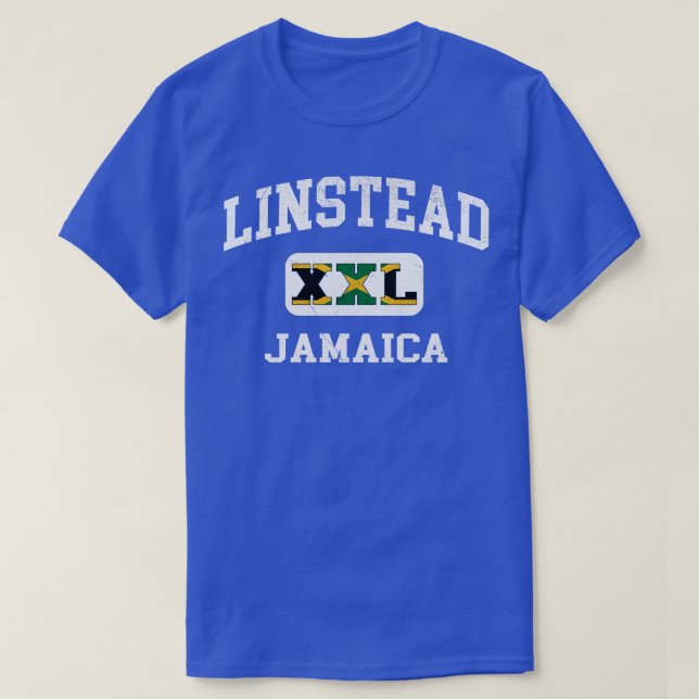 Camiseta Lao invés disso Jamaica XXL design atlético 1 (Frente do Design)