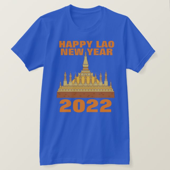 Camiseta Lao Novo ano Vientiane 2022 (Frente do Design)