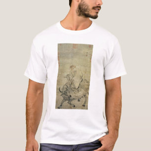 Camiseta Lao-tzu que monta seu boi, chinês, dinastia de