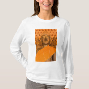 Camiseta Laos, Vientiane, uma das 6840 imagens de Buda em