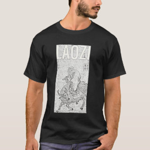 Camiseta Laozi sobre Ox Lao Tzu Tao Te Ching Taoism Chinês