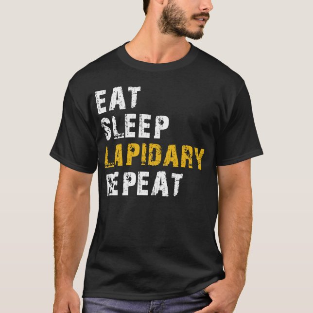 Camiseta lapidar de repouso (Frente)