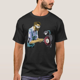 Camiseta Lapidarista De Pedra Lapidar Que Corta Lapidarista