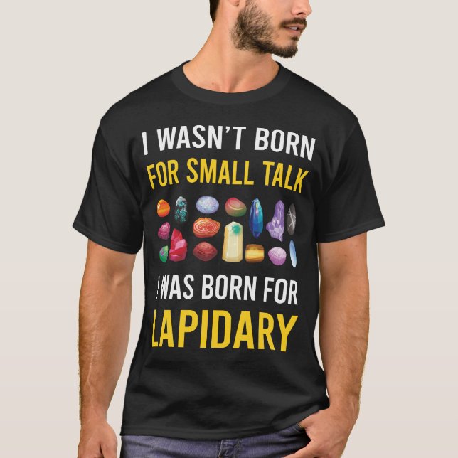 Camiseta Lapidarista de Pequena Conversa (Frente)