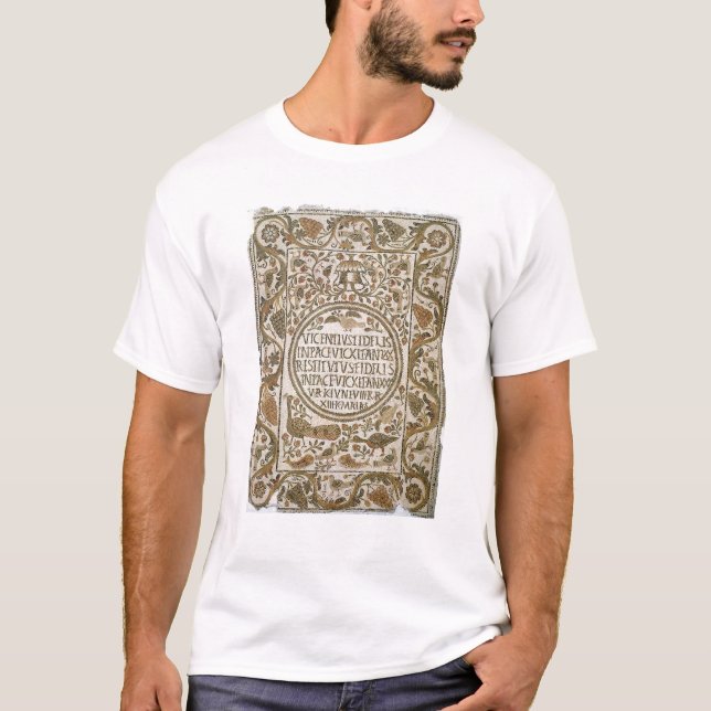 Camiseta Lápide com um epitáfio (Frente)