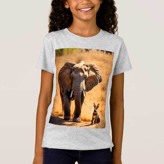 Camiseta Lapin Photographe et Boxer en Safari – Aventure en (Frente)