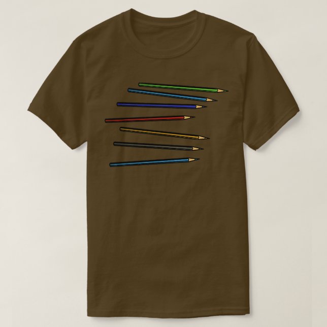 Camiseta Lápis Colorido (Frente do Design)