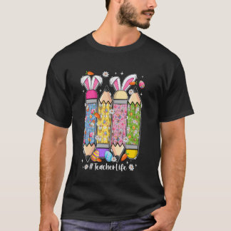 Camiseta Lápis da Vida de Professora Fofa e Groovy Com Orel