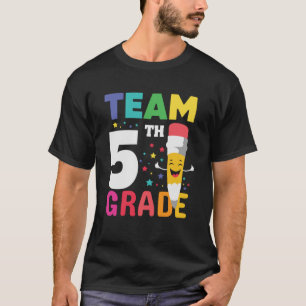 Camiseta Lápis de 5º grau do grupo de 5 do grupo