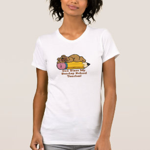 Camiseta Lápis de Professores da Escola de Domingo
