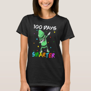 Camiseta Lápis de Rabisco Divertido Professor 100 Dias Mais