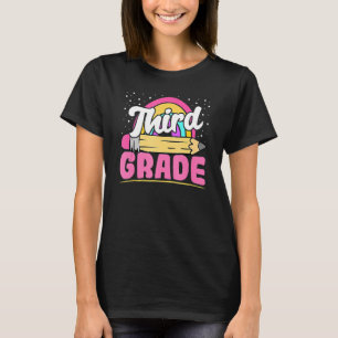 Camiseta Lápis De Terceiro Grau Primeiro Dia De Volta Ao En