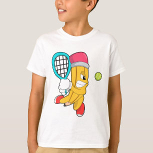 Camiseta Lápis em Tênis com suporte Tênis