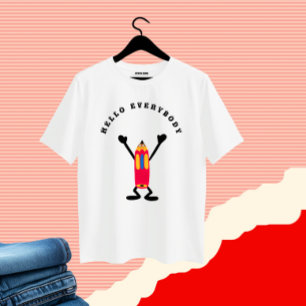 Camiseta Lápis engraçado