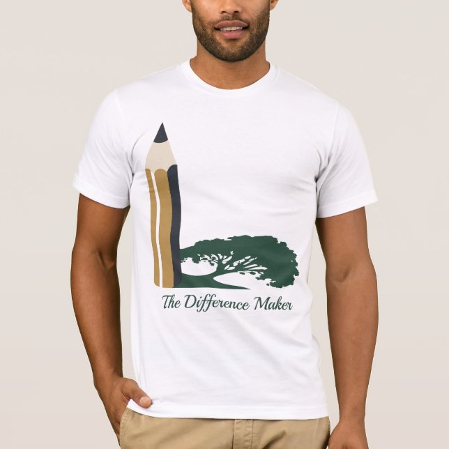 Camiseta Lápis Fazedor de Diferença (Frente)