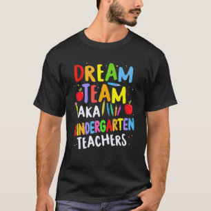 Camiseta Lápis Fofo Maçã Professores de Jardim de Infância 