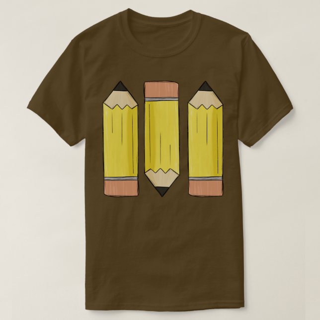Camiseta lápis giro (Frente do Design)