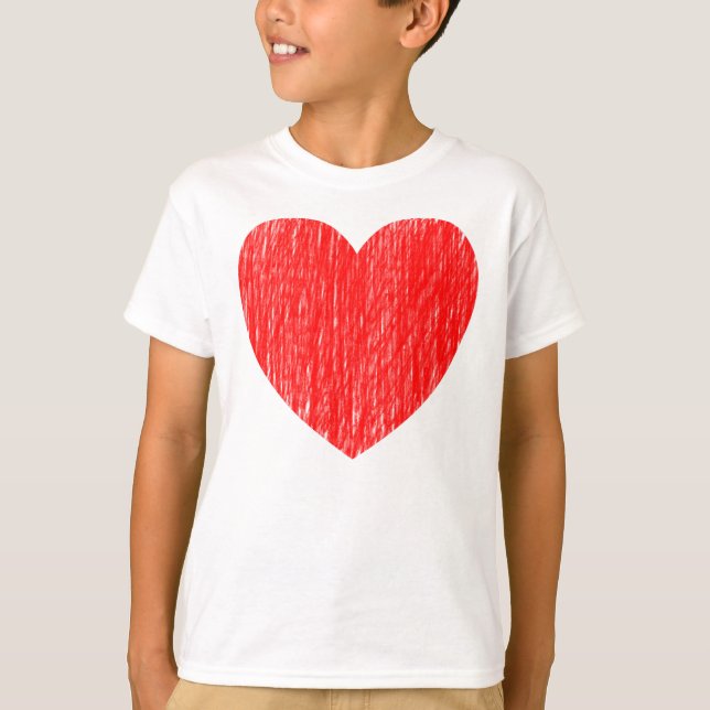 Camiseta Lápis - Vermelho (Frente)