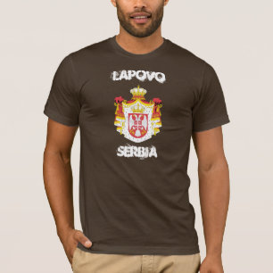 Camiseta Lapovo, Serbia com brasão