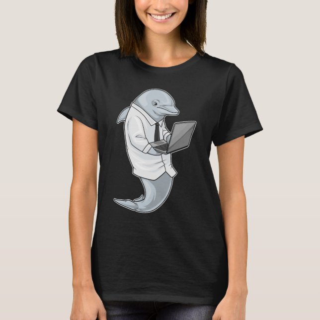 Camiseta Laptop Dolphin (Frente)