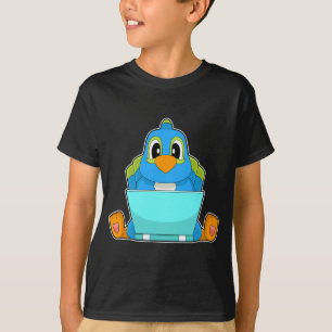 Camiseta Laptop Papagaio