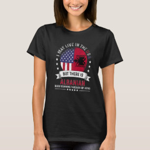Camiseta Lar albanês americano no Patriot American Alba