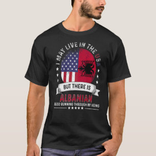 Camiseta Lar albanês americano no Patriot American Alba
