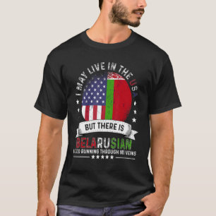 Camiseta Lar Americano Bielorrusso No Patriota Americano Se