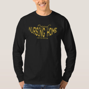 Camiseta Lar de Idosos Título de Trabalho Engraçado Trabalh