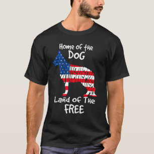 Camiseta Lar Do Cão Terra Do Pastor Alemão Livre 4