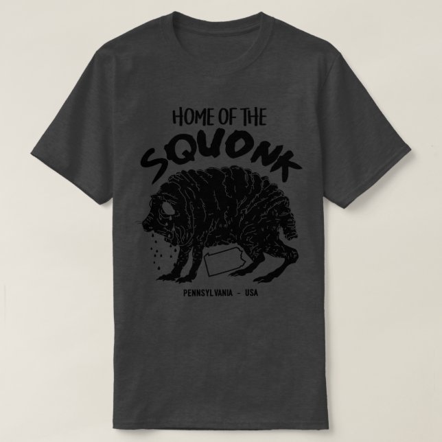 Camiseta Lar do Squonk Cryptid (Frente do Design)