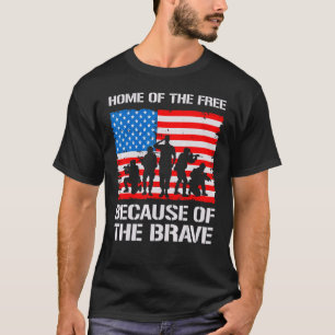 Camiseta Lar Dos Gratuitos Por Causa Do Brave 4