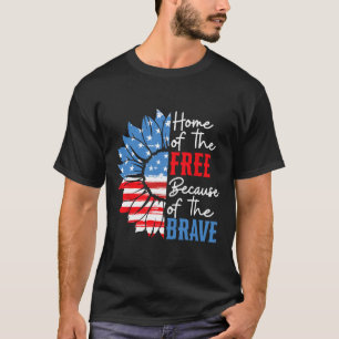 Camiseta Lar Dos Gratuitos Por Causa Do Girassol Bravo 4t