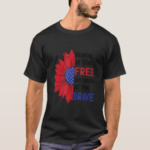 Camiseta Lar dos Gratuitos Por Causa Do Patriótico Corajoso