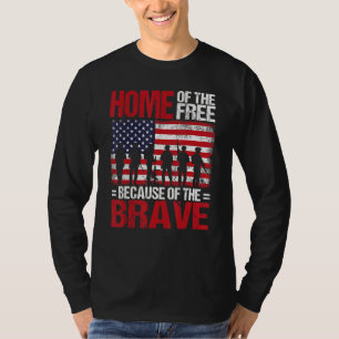 Camiseta Lar Dos Livres Por Causa Do Brave Veteran 4th