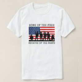 Camiseta Lar dos livres por causa dos corajosos