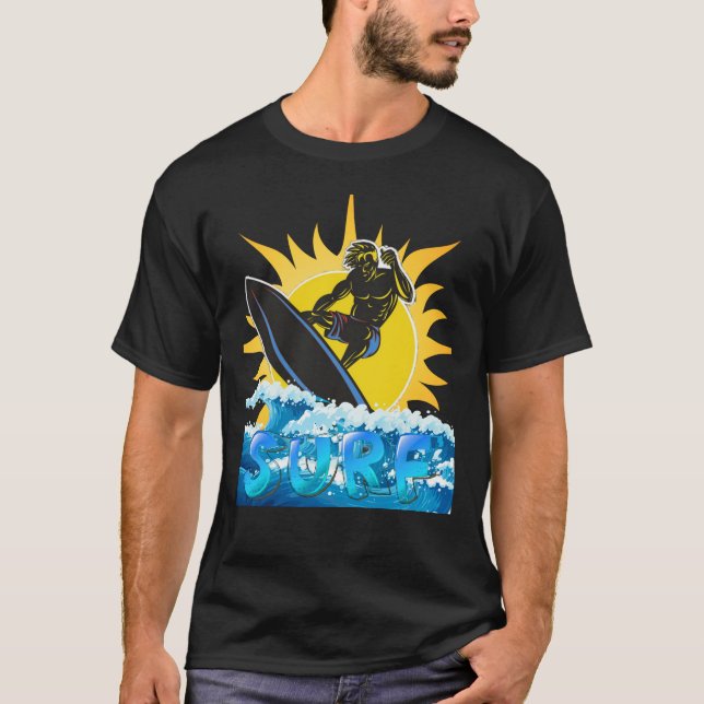 Camiseta Lar dos Rapazes de Surfe da Califórnia (Frente)