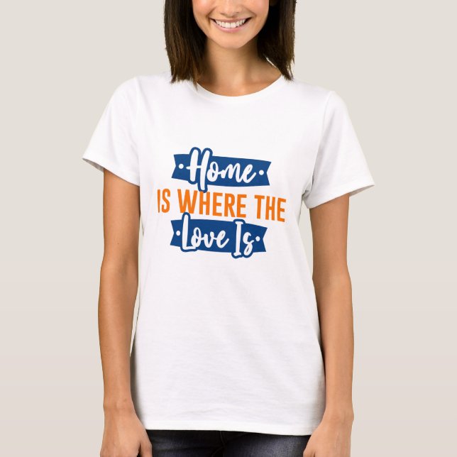 Camiseta Lar é onde está o Amor (Frente)