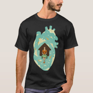 Camiseta Lar é onde está o coração