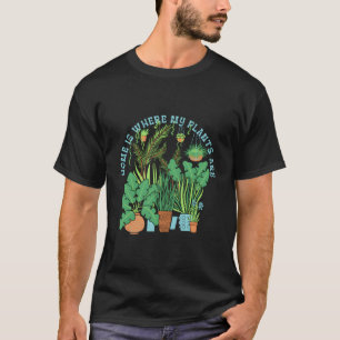 Camiseta Lar É Onde Estão As Plantas Jardins