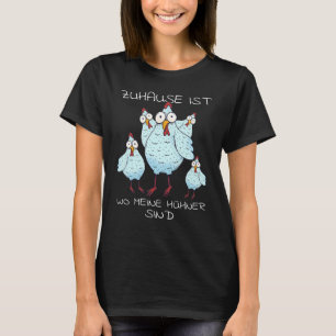 Camiseta Lar é Onde Estão Minhas Galinhas Bauer Agricultor
